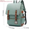 Vintage Laptop Backpack with USB Charging Port, Water Resistant Travelling Backpack